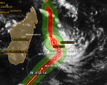 Tropical Cyclone Bejisa is expected to make landfall on La Réunion on 2 December