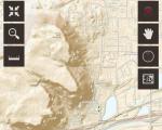 USGS TNM Topographic Data viewed on a mobile device