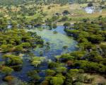 Flood-affected village in Upper Nile State, Southern Sudan, in 2007.
