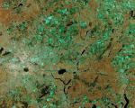 Berlin from Sentinel-1A via laser