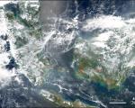 NASA’s Aqua satellite detected fires in Malaysia and Indian Ocean 's islands