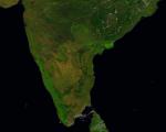 Satellite view of India (Image: NASA)