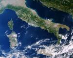 This cropped image of Italy was captured by Sentinel-3A on 28 September 2016. As the colours in this image suggest, the camera can be used to monitor ocean ecosystems and vegetation on land which brings significant benefits to society through more informed decision-making. Image: ESA.