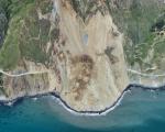 Air photo of the Mud Creek landslide, taken on May 27, 2017.