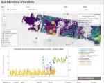 Screenshot of ORNL DAAC Soil Moisture Visualizer.
