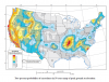 Seismic Hazard Map of the US released in 2014 by USGS