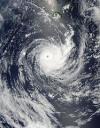 Tropical Cyclone Wilma raged over the Pacific Ocean