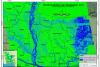 Flood inundation map developed using Sentinel-1 satellite data, as part of the rapid mapping response under the SERVIR-HKH Initiative at ICIMOD. Map: Kabir Uddin/ICIMOD.