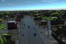 Simulation of sea level rise