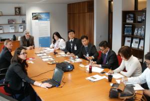 Delegation of the Ministry of Public Safety and Security visits UN-SPIDER 