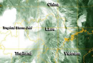 On 3 August 2013 Tropical Storm Jebi made its second landfall in Vietnam