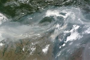 Western Russia seen from Space by NASA’s Terra satellite on August 2, 2010