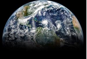 Hurricanes over the Atlantic and the Caribbean in 2017 ( Image courtesy of NASA)