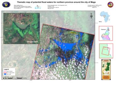 Ukraine supports Cameroon Floods with Sich-2 data