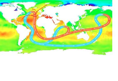 Sea-surface salinity and ocean circulation