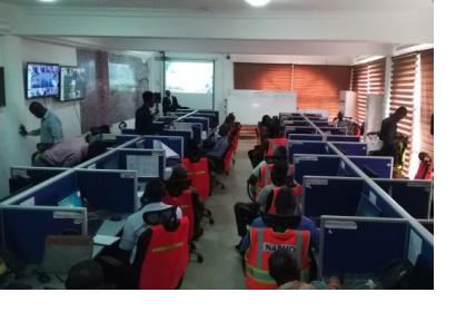 Participants at a training session as part of the Institutional Strengthening Mission.