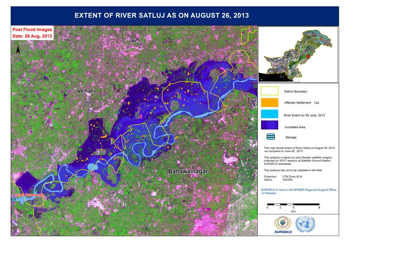 Pakistan: SUPARCO generates inundation maps for ongoing floods