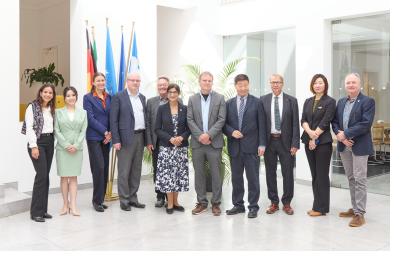 IPA, University of Bonn and UNOOSA representatives at the signing ceremony