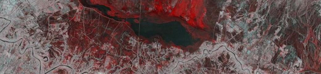 This Copernicus Sentinel-1 image combines two acquisitions over the same area of eastern Iraq, one from 14 November 2018 before heavy rains fell and one from 26 November 2018 after the storms. The image reveals the extent of flash flooding in red, near the town of Kut. Image: modified Copernicus Sentinel data (2018), processed by ESA, CC BY-SA 3.0 IGO.